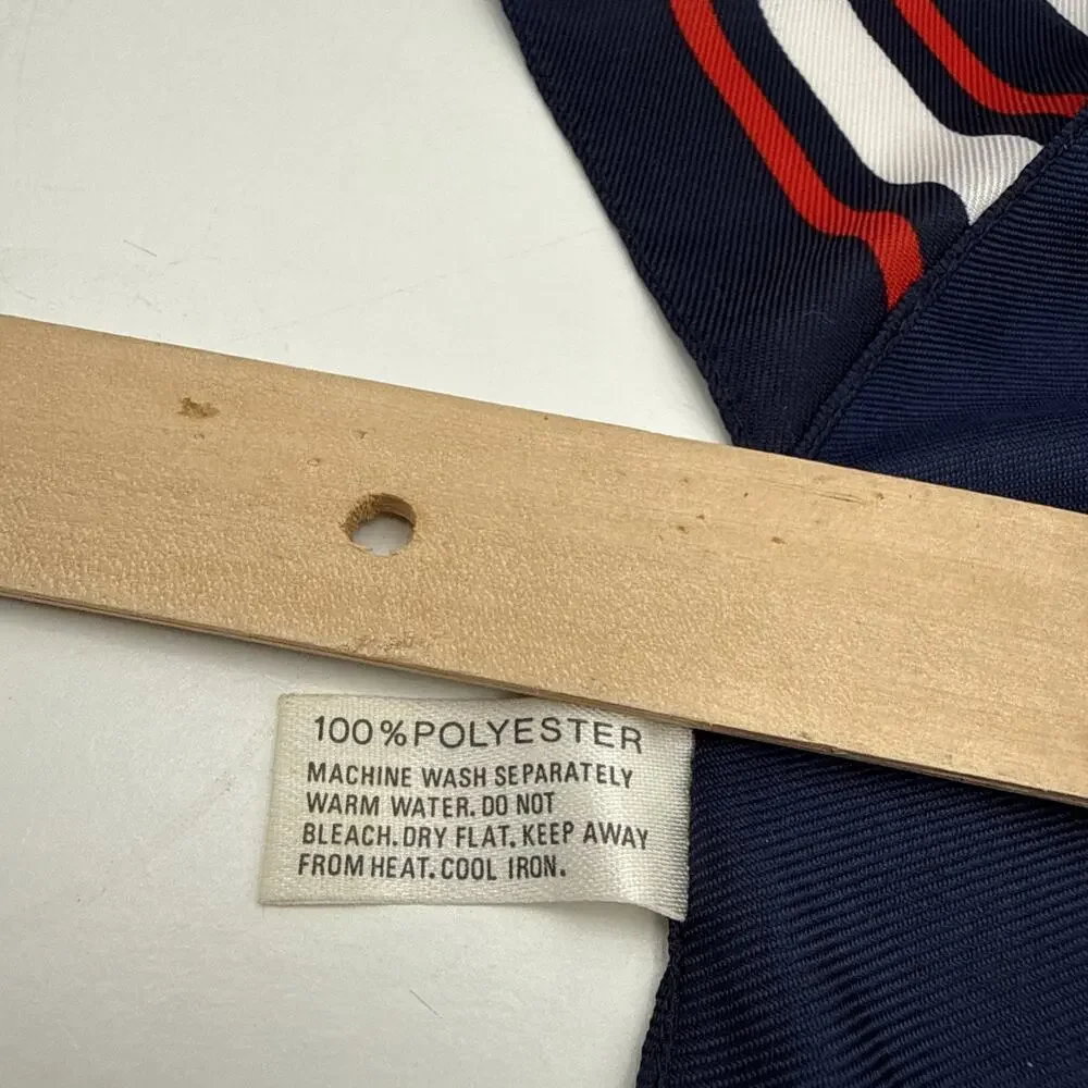 Presidents Signatures Bicentennial Patriot Scarf Red White Blue Italy 10